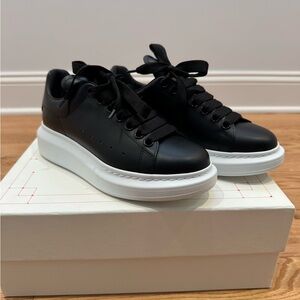 Alexander McQueen Black and White Oversized Sneakers